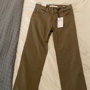 Boys Paper Denim Cloth Khaki jeans/pant 12 NWT
